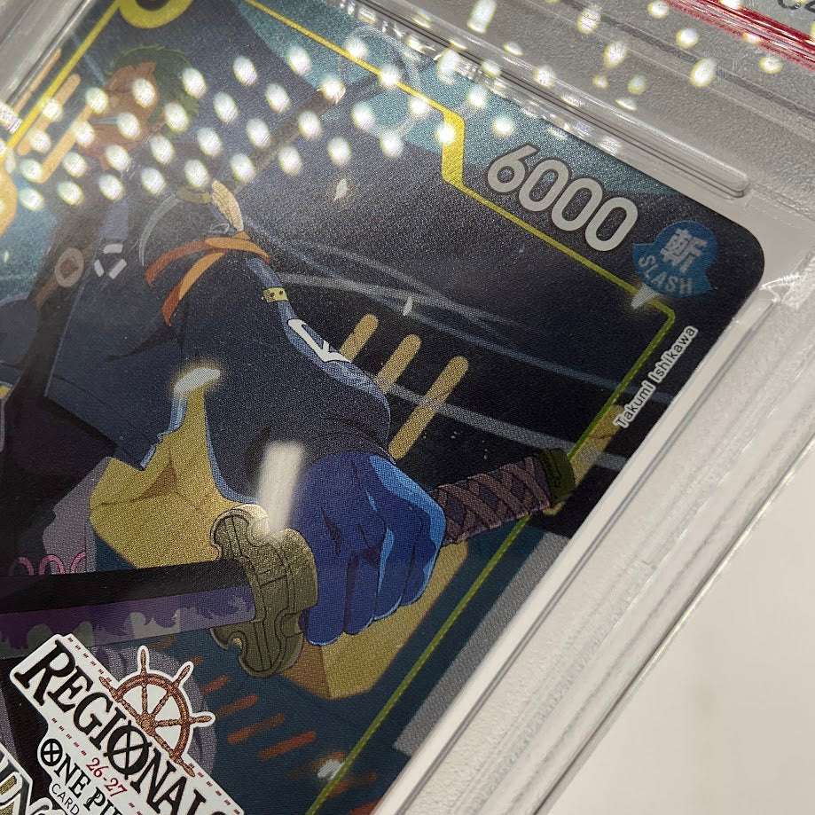 Roronoa Zoro One Piece Card Game Regionals Season 1 Finalist #113 PSA 10