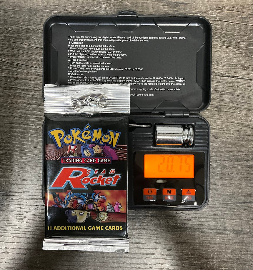 Pokemon Team Rocket Unlimited Booster Pack Long Crimp 20.75G