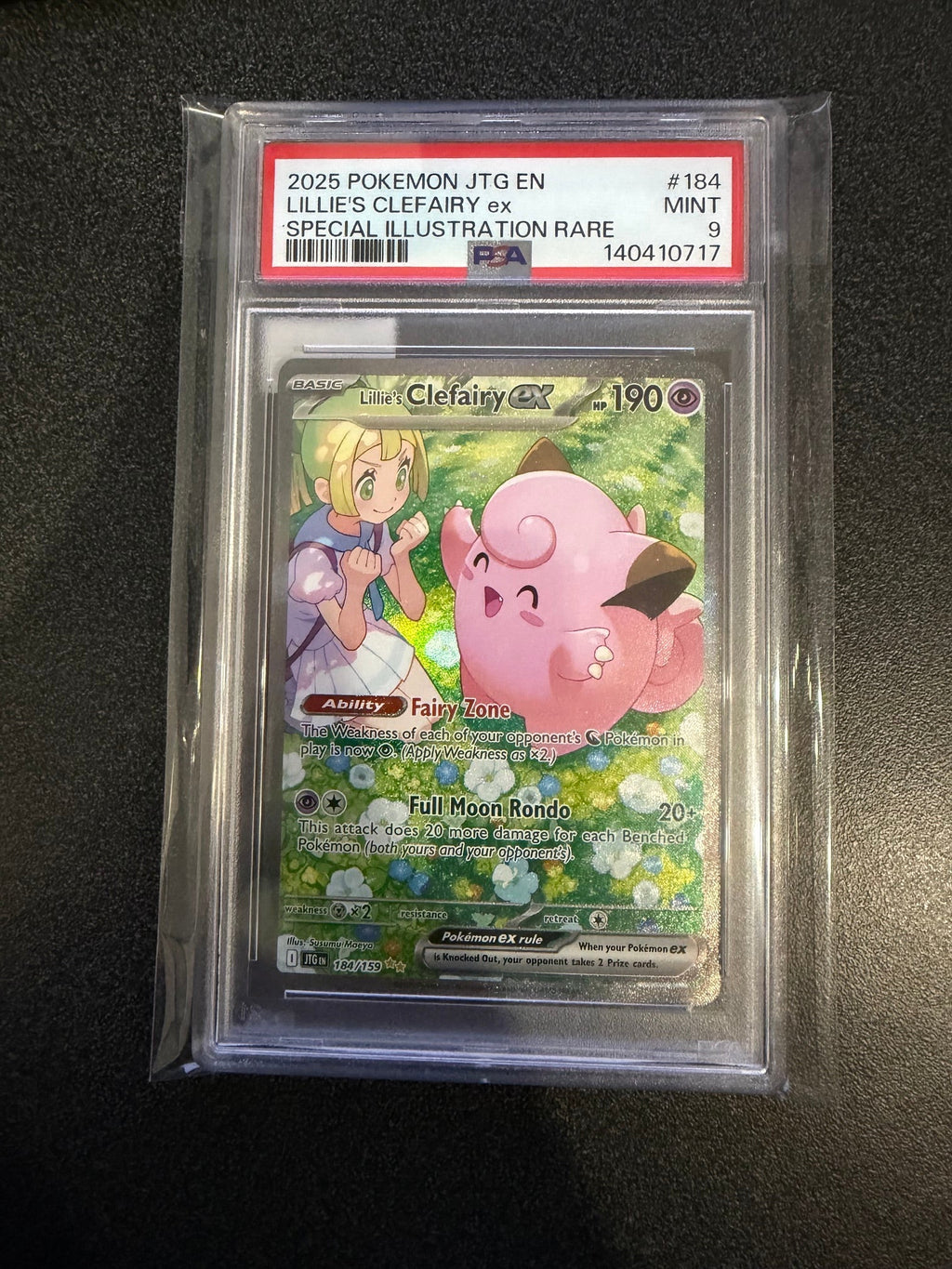 Pokemon: PSA 9 Lillie's Clefairy ex (SIR) - Journey Together
