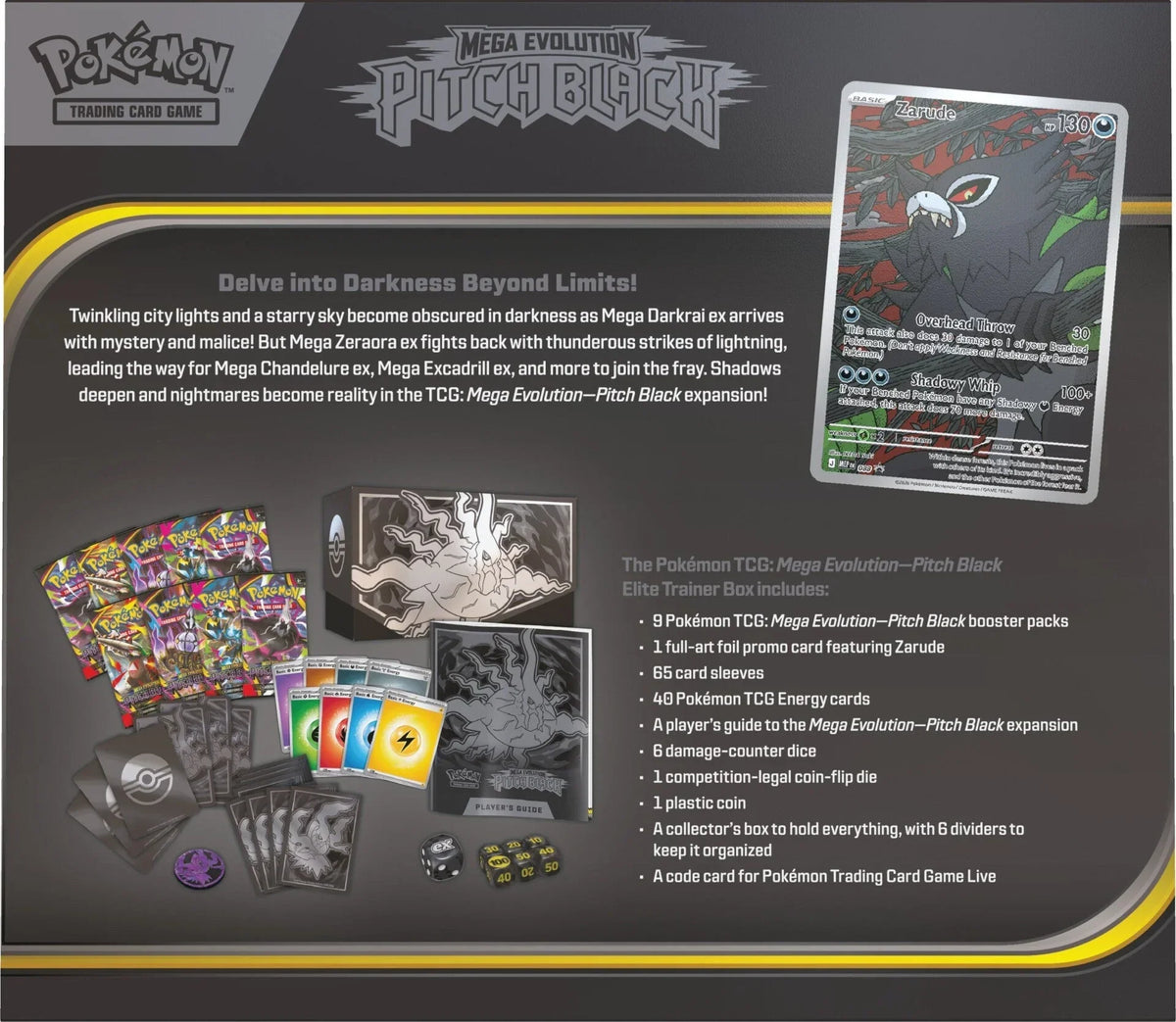 Pokemon - TCG - Pitch Black Elite Trainer Box