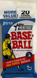 2018 Topps Heritage Baseball Value Fat Pack