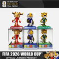 FIFA World Cup 2026™ Official Mascot Figurine with Standard Base 9cm Complete Set of 3 (Clutch (Eagle), Maple (Moose), and Zayu (Jaguar)) Brand New Sealed