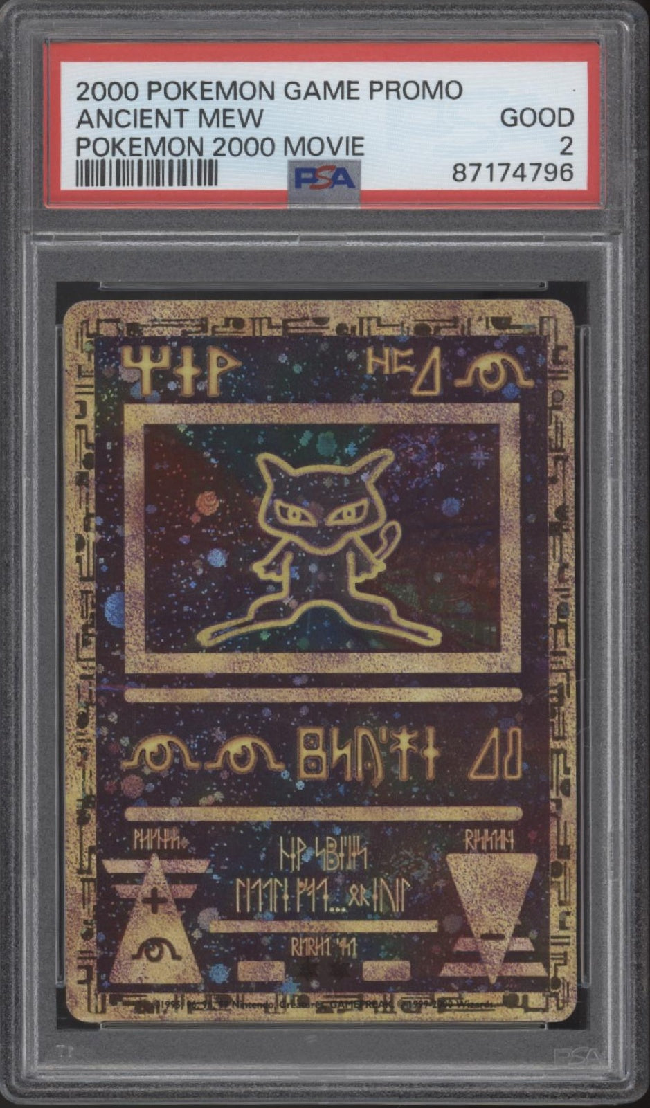 Ancient Mew Pokemon 2000 Movie Promo PSA 1-10