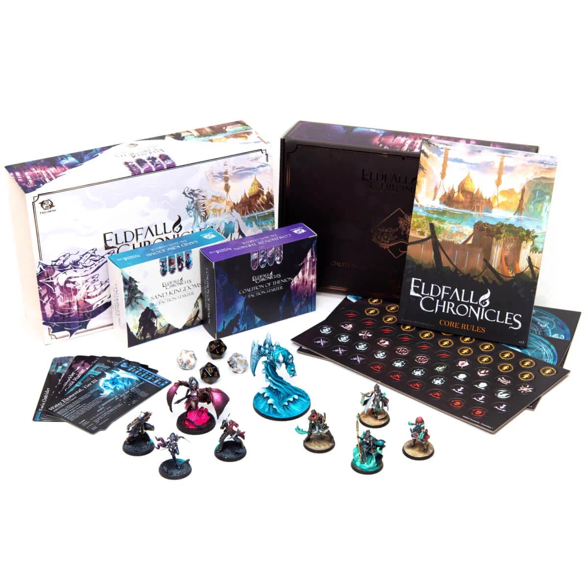 Eldfall Chronicles: Coalition of Thenion vs Sand Kingdoms - Two-Player Starter Set (Pre-Order)