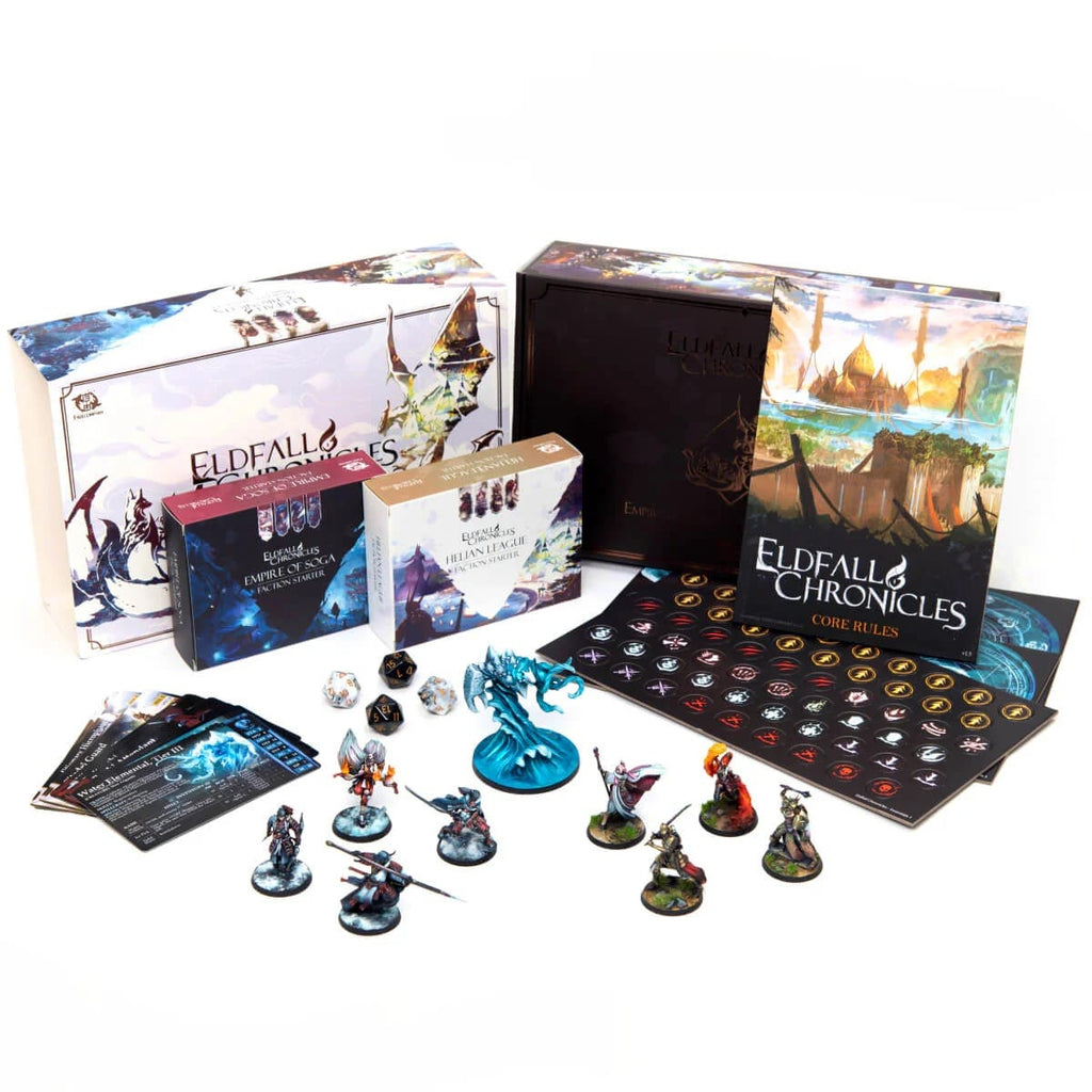 Eldfall Chronicles: Empire of Soga vs Helian League - Two-Player Starter Set (Pre-Order)