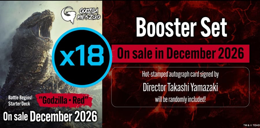 Godzilla TCG: Booster Set #5 TBD Display Case (Pre-Order)