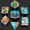 BRB011: Dragon's Hoard Gemstone Dice Set - Prismatic Crystal