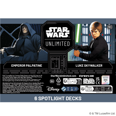 Star Wars: Unlimited - Ashes of the Empire: Spotlight Deck Display