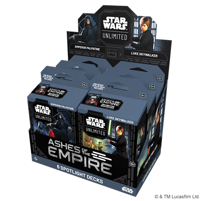 Star Wars: Unlimited - Ashes of the Empire: Spotlight Deck Display