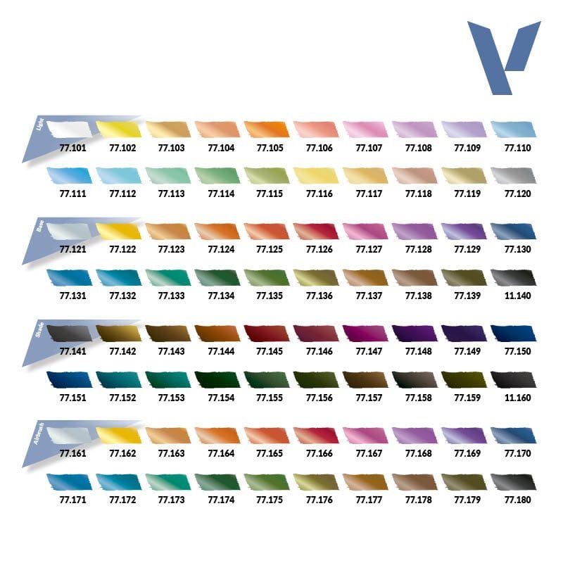 Vallejo: True Metallic Metal - Color Case