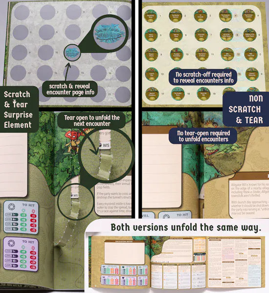 Encounters at a Glance: Into the Wild - Sleeved Biome Book Bundle: Scratch & Fold Edition (Pre-Order)