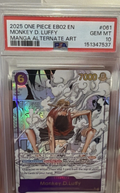 PSA 10: EB02 Monkey.d.Luffy Manga