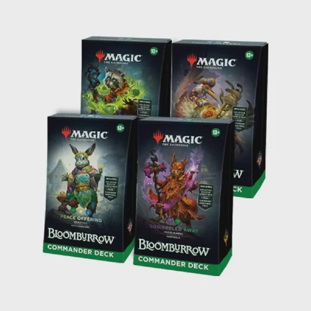 Magic the Gathering: Bloomburrow Commander Deck Set (Set of 4)
