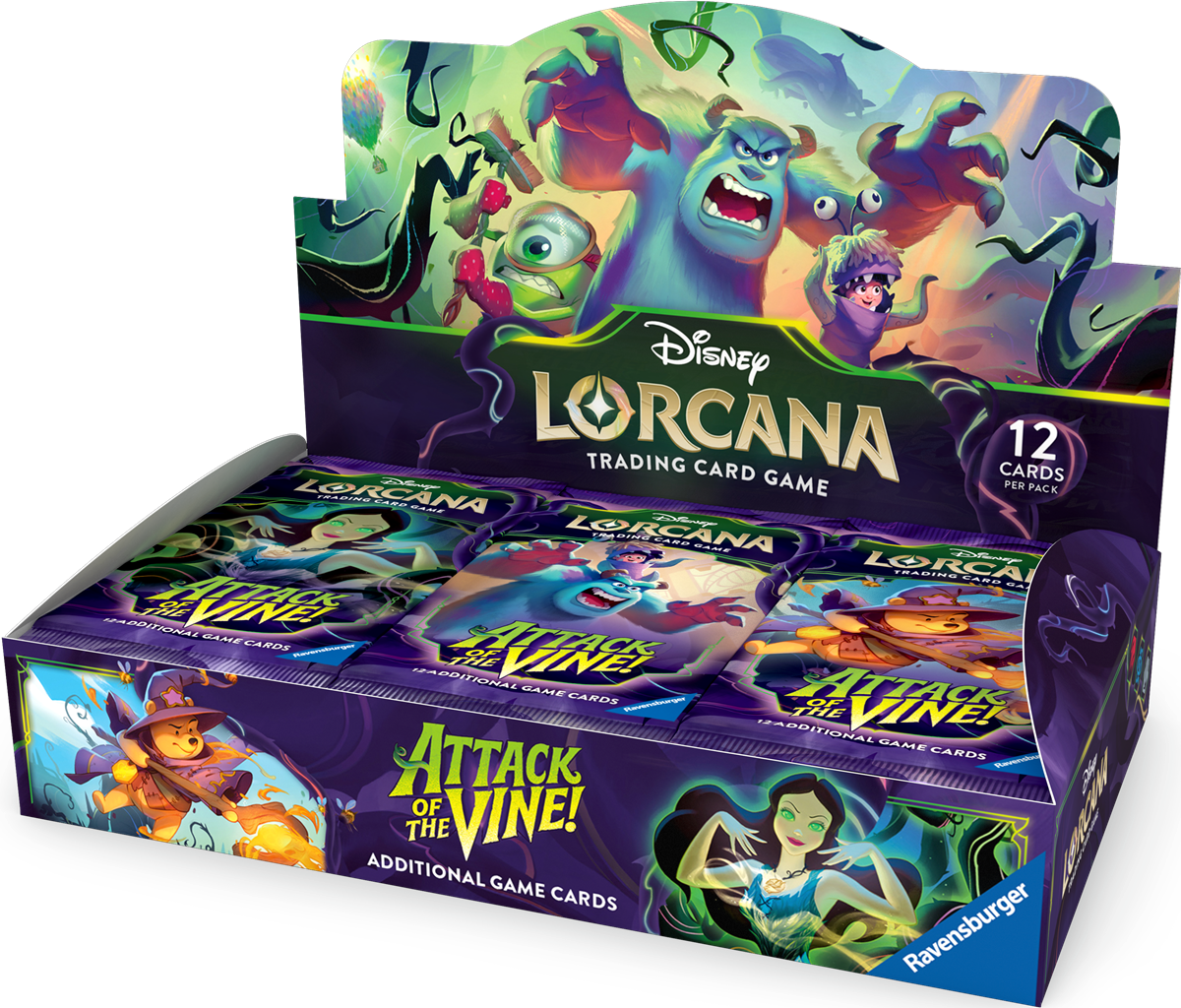 Disney Lorcana Set 13: Attack of the Vine Booster Box (Limited 1 Per Customer)