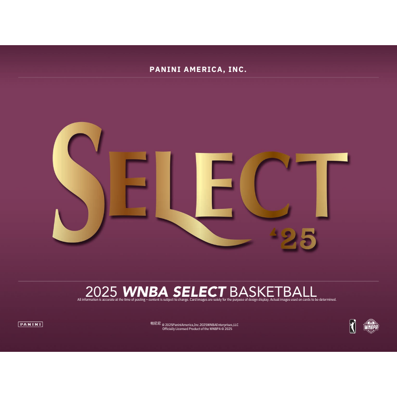 2025 Panini Select WNBA Basketball Hobby 12 Box Case