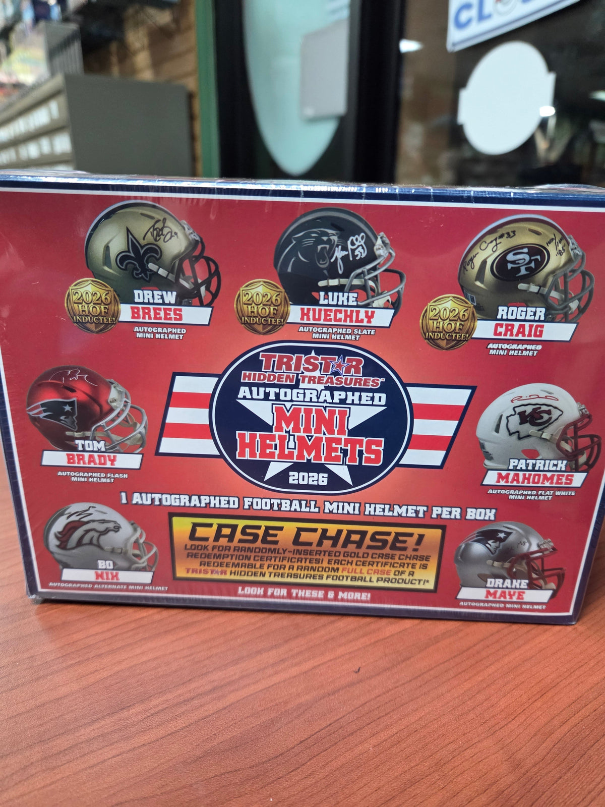 2026 Tristar Hidden Treasures Autographed Football Mini Helmets Hobby Box